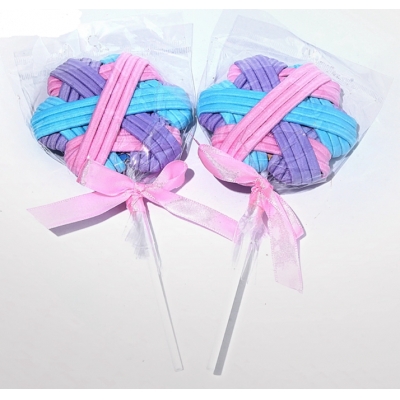 SUNHOO Hair Pony Tail Holder Soft Elastic Bands Lollipop Shaped